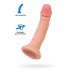 582018 - Реалистичный фаллоимитатор RealStick Nude Gib, PVC, телесный, 15,5 см