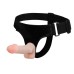 BW-022034 - Страпон женский с двумя сменными насадками на трусиках, телесный