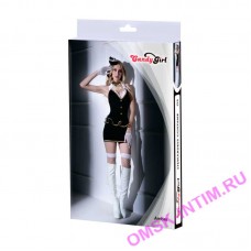 841038 - Костюм стюардессы Candy Girl Amber, черно-белый - OS 