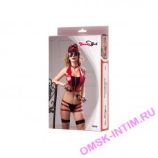 841055 - Костюм полицейской Candy Girl Roxy, красно-черный - OS