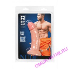 582018 - Реалистичный фаллоимитатор RealStick Nude Gib, PVC, телесный, 15,5 см