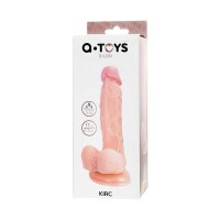 762010 - Реалистичный фаллоимитатор A-Toys by TOYFA Kirc, TPE, телесный, 17 см