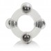 1481-00 - Прозрачное двойное эрекционное кольцо Magnetic Power Ring с магнитами