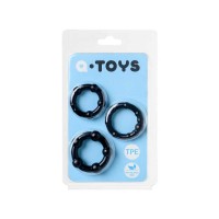 769004-5 - Набор колец TOYFA A-toys, TPE, Черные, 3,5/3/2 см