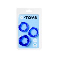 769004-6 - Набор колец A-toys, синие из 3-х