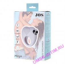 782009 - Виброкольцо для продления полового акта JOS MOYS, силикон, белое, 6,7 см