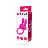 769002 - Виброкольцо розовое A-toys с ушками
