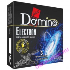 669 - Презервативы Luxe DOMINO PREMIUM Electron, мята, лаванда и банан, 3 шт. в упаковке