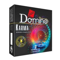 670 - Презервативы Luxe DOMINO PREMIUM Karma, роза, жожоба и сандал,  3 шт. в упаковке 