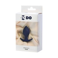 357003 - Анальная втулка ToDo by Toyfa Glob, силикон, фиолетовая, 8,8 см, 4 см 