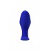 357006 - Расширяющая анальная втулка ToDo by Toyfa Bloom, силикон, синяя, 9 см, 6,5 см 