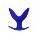 357007 - Расширяющая анальная втулка ToDo by Toyfa Bloom, силикон, синяя, 9,5 см, 7 см 