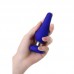 357010 - Анальная втулка ToDo by Toyfa Сlassic, размер M, силикон, синяя, 11,5 см, 3,7 см 