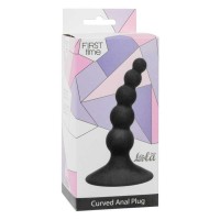 4108-03Lola - Анальная пробка Ribbed Plug Black