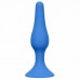 4205-02Lola - Анальная пробка Slim Anal Plug Large Blue