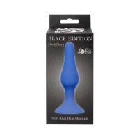 4206-02Lola - Анальная пробка Slim Anal Plug Medium, голубая