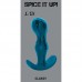 8013-03lola - Анальная пробка Spice it up Classy Dark Aquamarine, бирюзовая