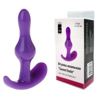 EH LA-7030-2LV - Анальная втулка "Sweet hole" фиолетовая, силикон 