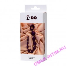 356005 - Анальная цепочка ToDo by Toyfa Grape, силикон, фиолетовая, 35 см,  2,7 см