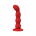 357018 - Анальный фаллоимитатор ToDo by Toyfa Favorite, силикон, красный, 13 см, 2,8 см 