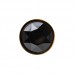 690122 - Анальный страз Штучки-дрючки, металл, золотистый, с кристаллом цвета турмалин, 7 см, Ø 2,8 см