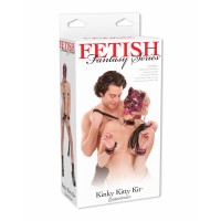 2122-00 - Набор для бондажа Fetish Fantasy Series Kinky Kitty Kit черный с розовым