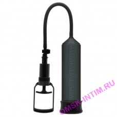 PM006-2 - Вакуумная помпа с пальчиковым насосом Erozon Penis Pump, черная 