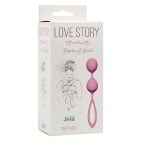 3005-01Lola - Вагинальные шарики Love Story Diaries of a Geisha Sweet Kiss, розовые