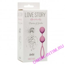 3005-01Lola - Вагинальные шарики Love Story Diaries of a Geisha Sweet Kiss, розовые