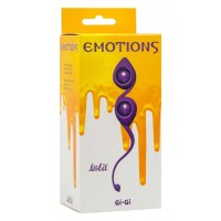 4003-01Lola - Вагинальные шарики Emotions Gi-Gi Purple, фиолетовые