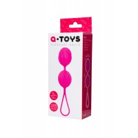 764001 - Вагинальные шарики TOYFA A-toys силиконовые, розовые, 3,5 см