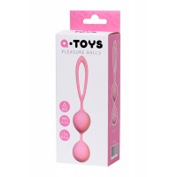 764012 - Вагинальные шарики A-Toys by TOYFA, силикон, розовые, Ø 3,1 см