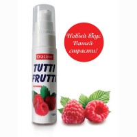 30003 - Съедобная гель-смазка TUTTI-FRUTTI для орального секса со вкусом малины 30г