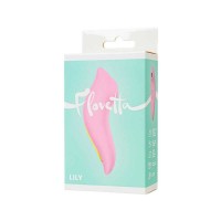 457717 - Вакуумный стимулятор Flovetta Lily, силикон, розовый, 13 см 