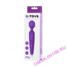 761045 - Вибратор A-Toys by TOYFA Kily, силикон, фиолетовый, 18,7 см 