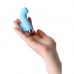 782007 - Вибронасадка на палец JOS DANKO для точки G, силикон, голубая, 9,5 см 