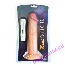 581012 - Вибратор реалистичный, 7 режимов вибрации RealStick Nude 19,5 см